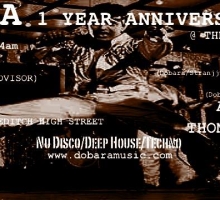 DOBARA 1 Year Anniversary Bash – Saturday 6th July @ The Horse & Groom, London